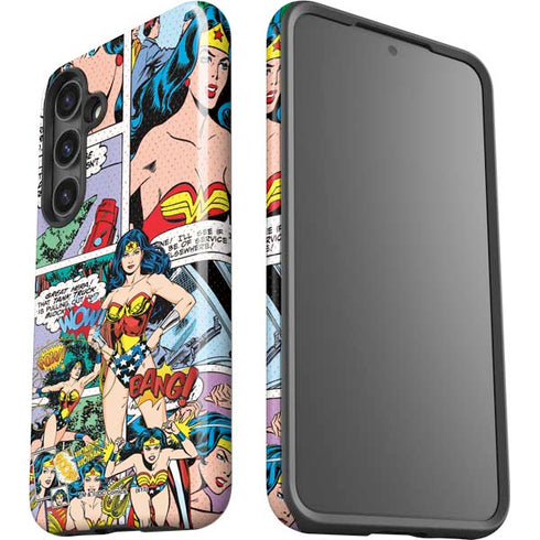 DC Comics Wonder Woman Comic Blast Galaxy S24 Plus Impact Case